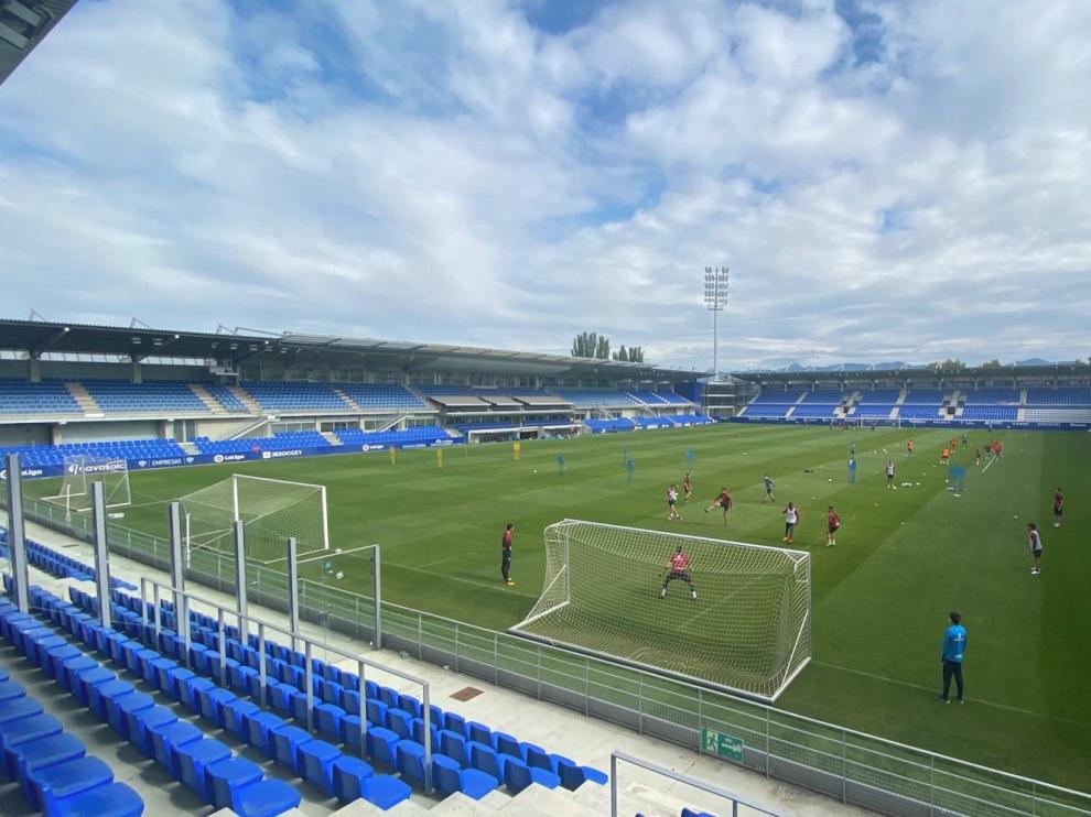 El Huesca busca en Málaga el despegue a domicilio