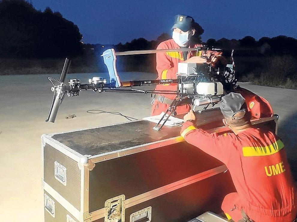 Las poderosas hélices para incendios, rescate de personas y seguridad