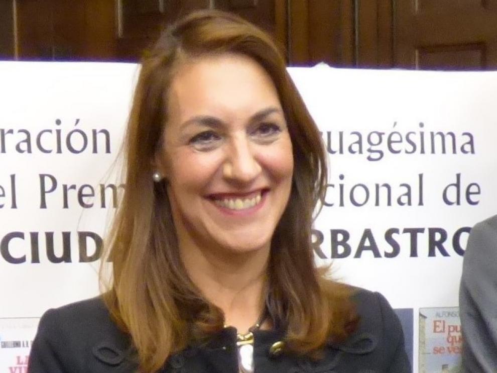 Blanca Galindo: "Fernando Marías es un gran embajador de Barbastro"