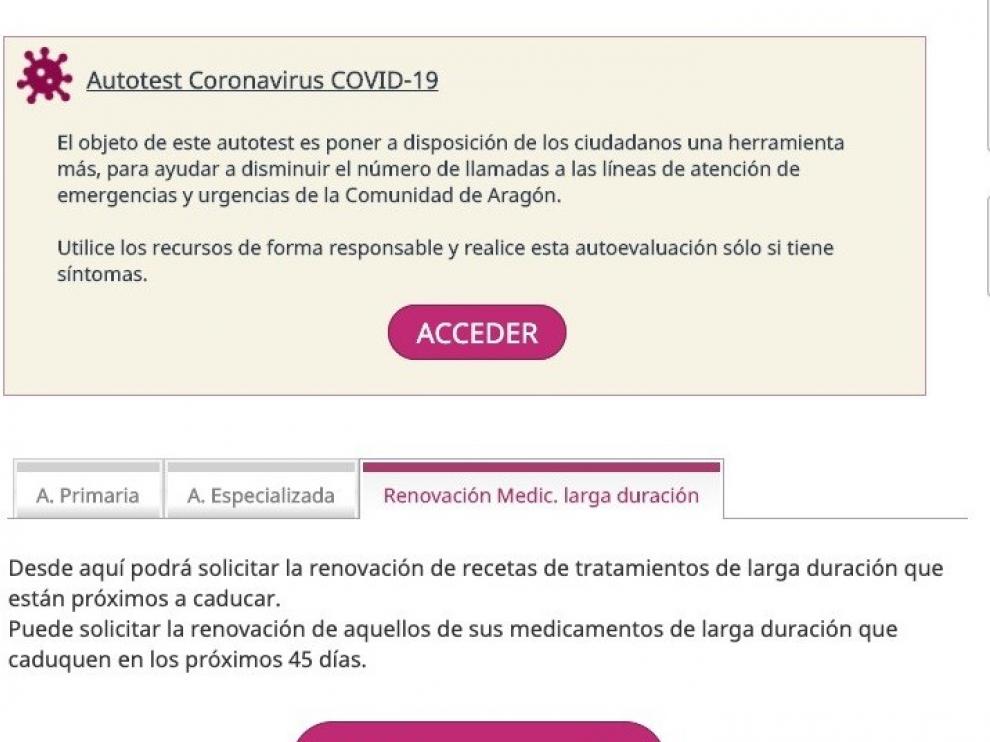 Salud Informa habilita la solicitud de cita no presencial para renovar la receta electrónica