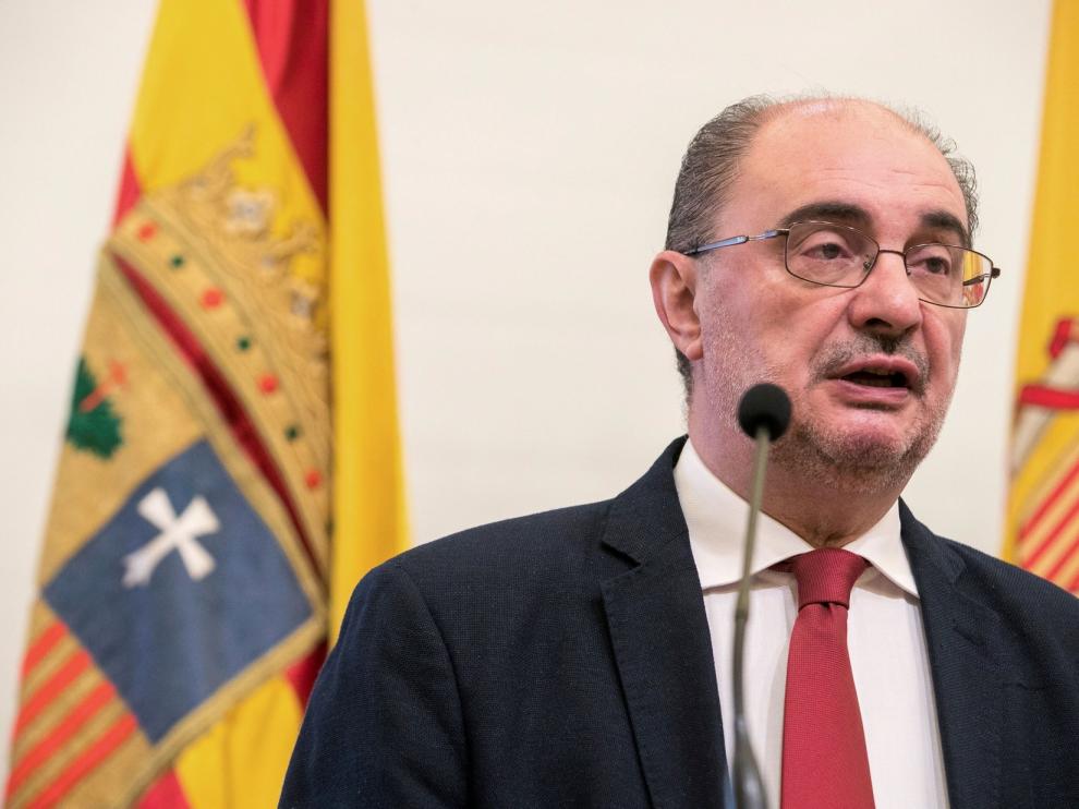 Javier Lambán pide responsabilidad individual frente al virus