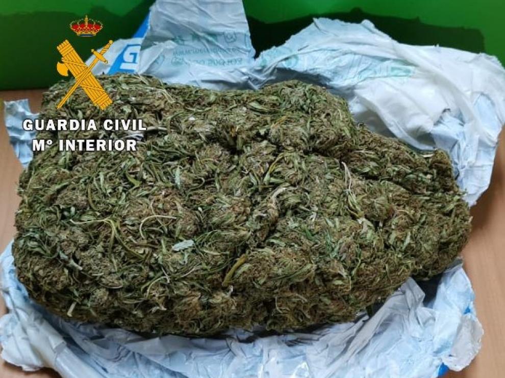 La Guardia Civil detiene en Berbergal a un vecino del Somontano por tráfico de drogas