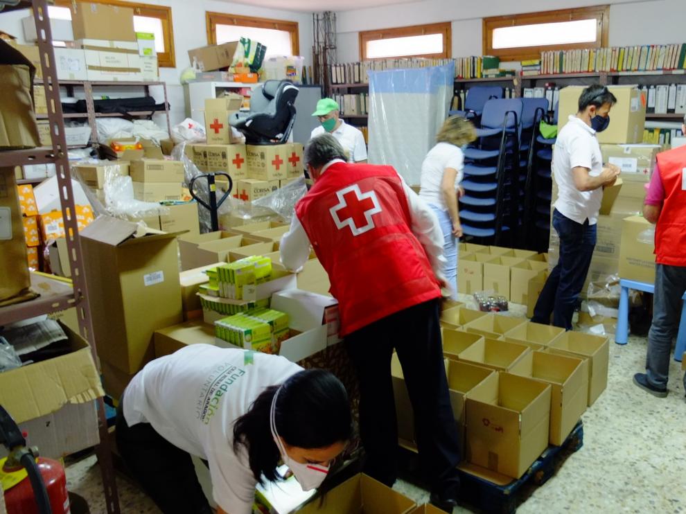 Meriendas para 66 menores atendidos por Cruz Roja de Huesca