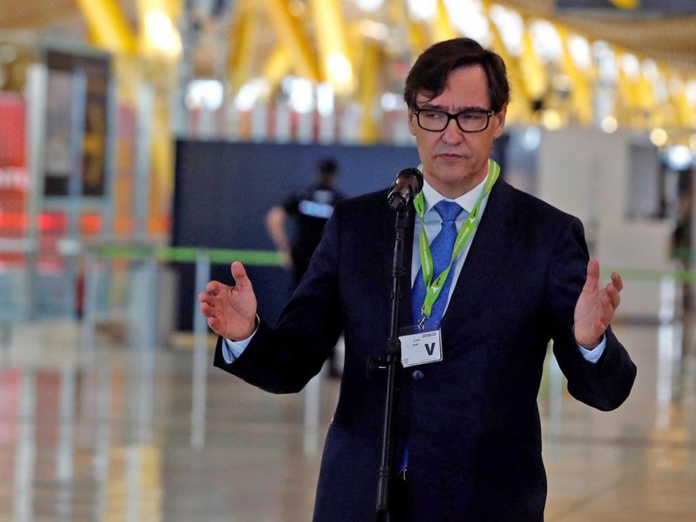 Salvador Illa: "El Gobierno nunca recomendó no derivar a ancianos a hospitales"