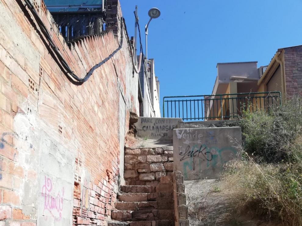 El ayuntamiento de Fraga inicia las obras en la calle Hecho