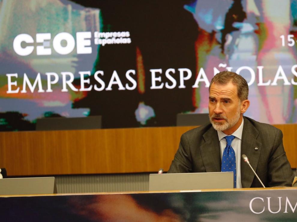 El Rey anima a los empresarios a arriesgar ante las oportunidades