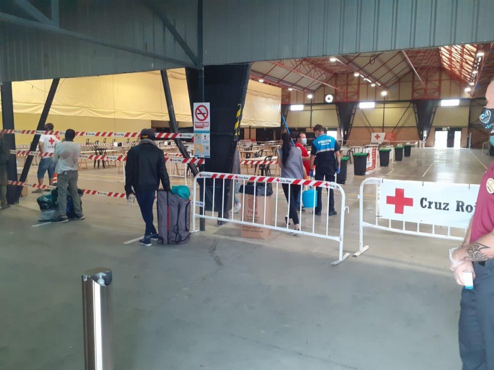 El alojamiento excepcional del Pabellón del Sotet de Fraga se estrena con 29 usuarios