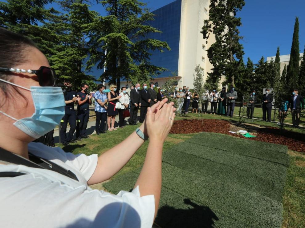 La provincia de Huesca recuerda con emoción a los fallecidos por coronavirus