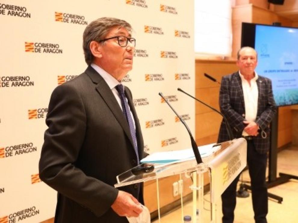 Arturo Aliaga participa en la presentación del nuevo complejo industrial de la empresa aragonesa Sphere España