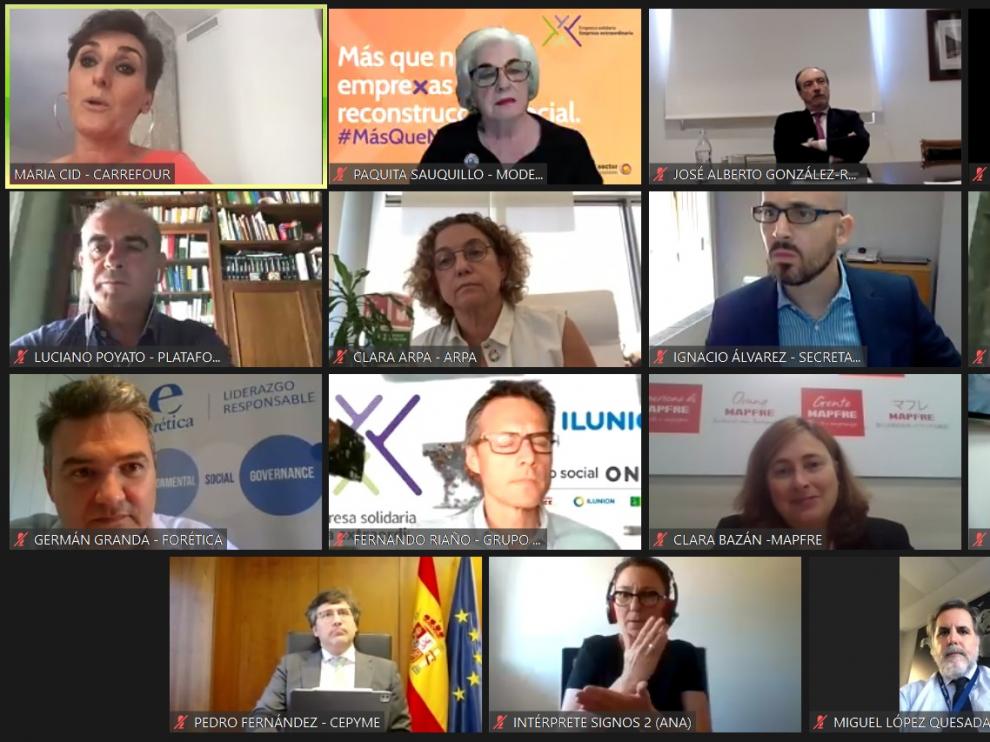 Tercer Sector, empresas y Gobierno apuestan por la reconstrucción social a través de la casilla Empresa Solidaria