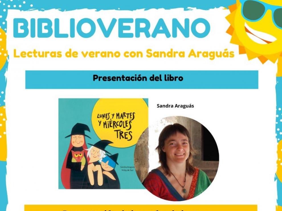 Lecturas de Verano comenzará el próximo martes con Sandra Araguás