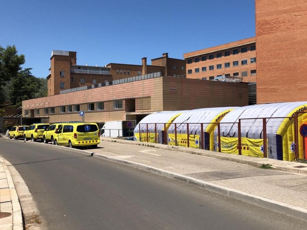 Instalan un hospital de campaña en Lérida para dar respuesta a nuevos brotes