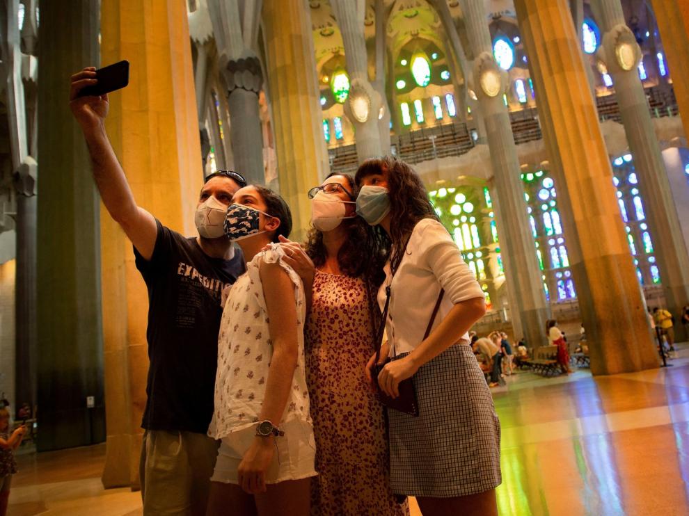 La Sagrada Familia reabre sus puertas para profesionales sanitarios