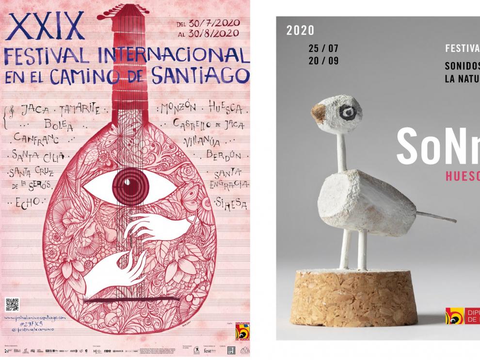 La DPH pone este lunes a disposición del público las invitaciones de los festivales Sonna Huesca y Camino de Santiago
