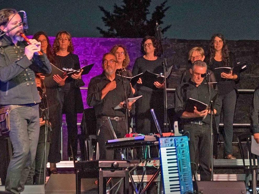 La apertura del Festival Castillo de Aínsa atrae a unas 400 personas