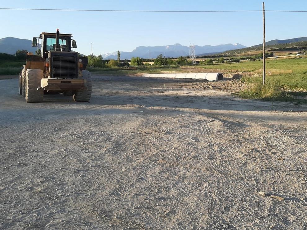 Siguen avanzando las obras de la variante de Sabiñánigo de la A-23