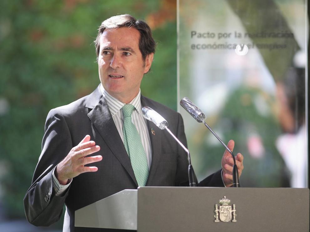 Antonio Garamendi: "De la crisis no se sale con más impuestos; si las empresas no van bien no hay recaudación"