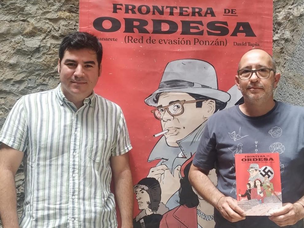 Juan Pérez y David Tapia: "Ponzán dio su vida por ayudar a escapar de un régimen totalitario"