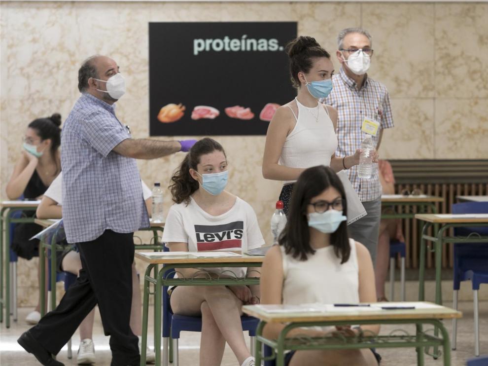 Un total de 1.131 estudiantes oscenses afrontan una Evau atípica con 11 sedes y récord de inscritos
