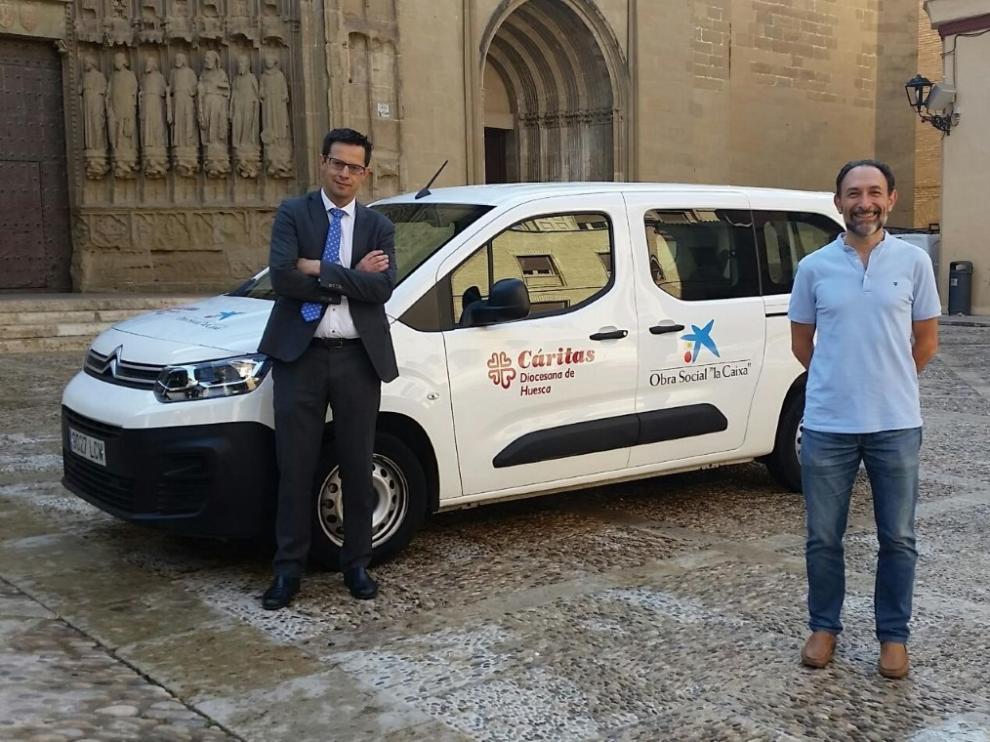 Cáritas y "la Caixa" suman fuerzas en Huesca