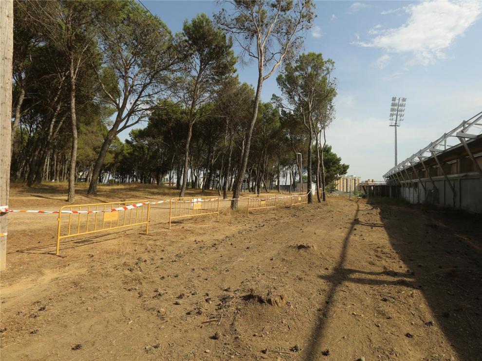 El Huesca retoma las obras de la Tribuna General de El Alcoraz