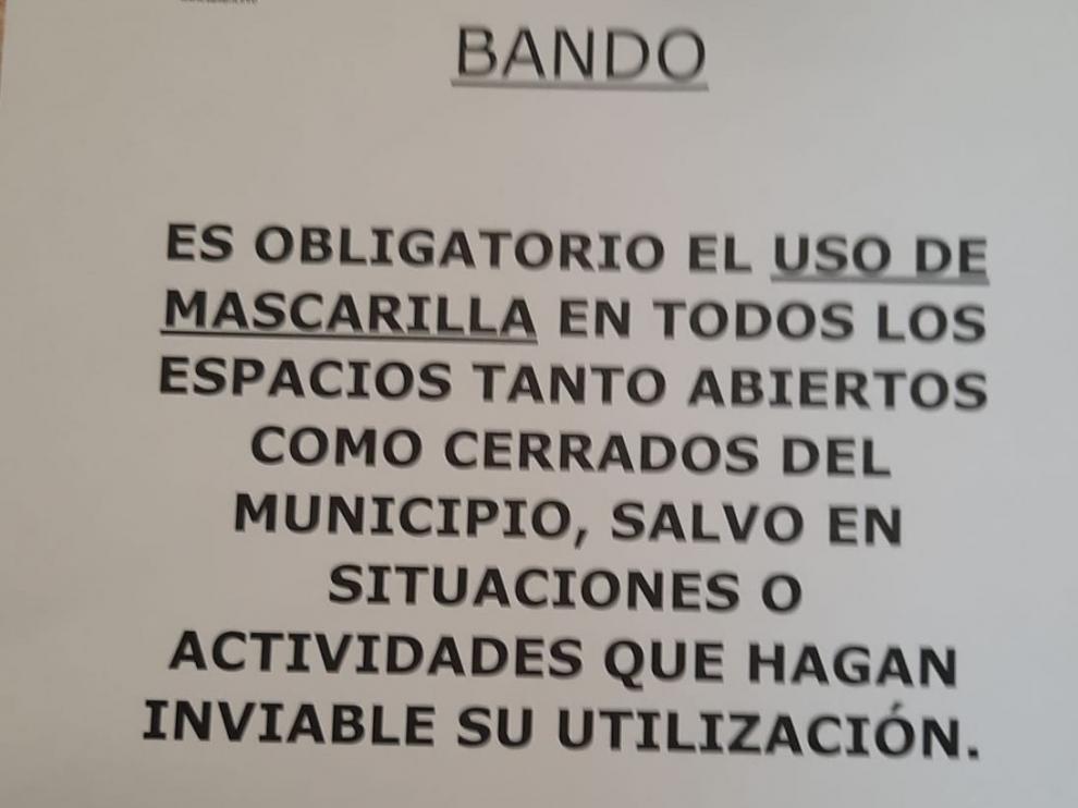 Obligatorio el uso de mascarilla en Sallent de Gállego tanto en espacios abiertos como cerrados