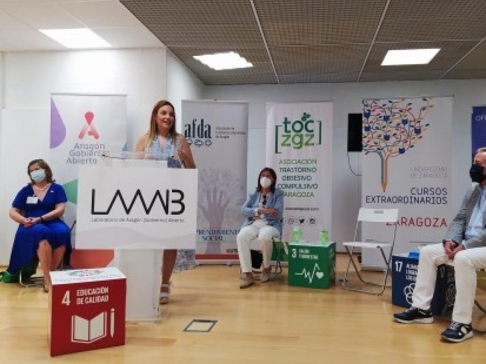 Díaz respalda los cursos de verano de Unizar, reinventados en esta edición por la covid-19