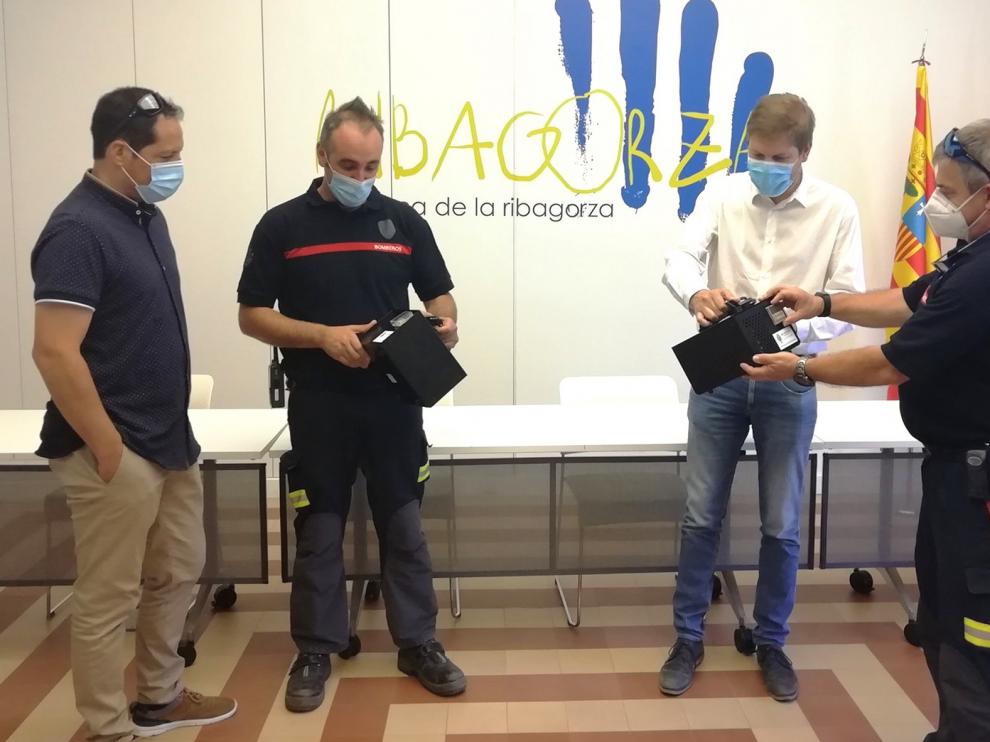 Ribagorza recibe de la Diputación dos generadores de ozono