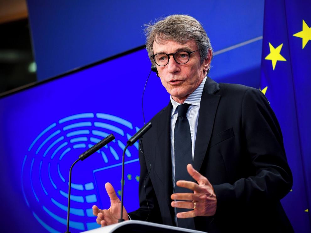 David Sassoli: "La ayuda europea debe ir a economía verde, agenda digital y empleo juvenil"