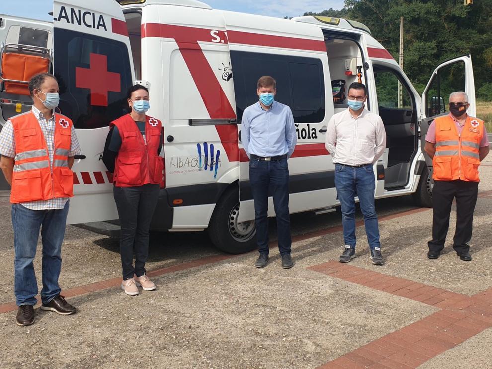 Cruz Roja de Graus renueva su ambulancia con el apoyo de la Comarca de la Ribagorza
