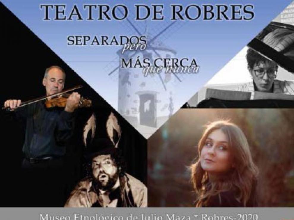 Robres sigue apostando por la cultura con la iniciativa "Separados, pero más cerca que nunca"
