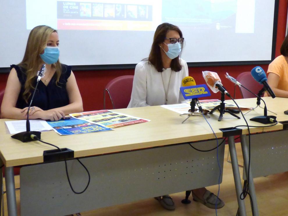 Carmen París y María Barasarte se "refrescarán" en Veranearte en Barbastro