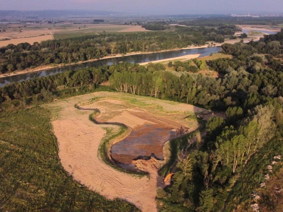 Proyecto para reducir el riesgo de avenidas en el eje del río Ebro