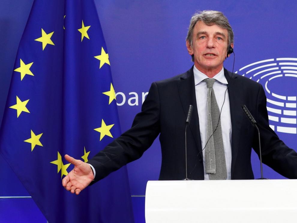 Sassoli espera mejorar el plan de la UE en el Parlamento Europeo
