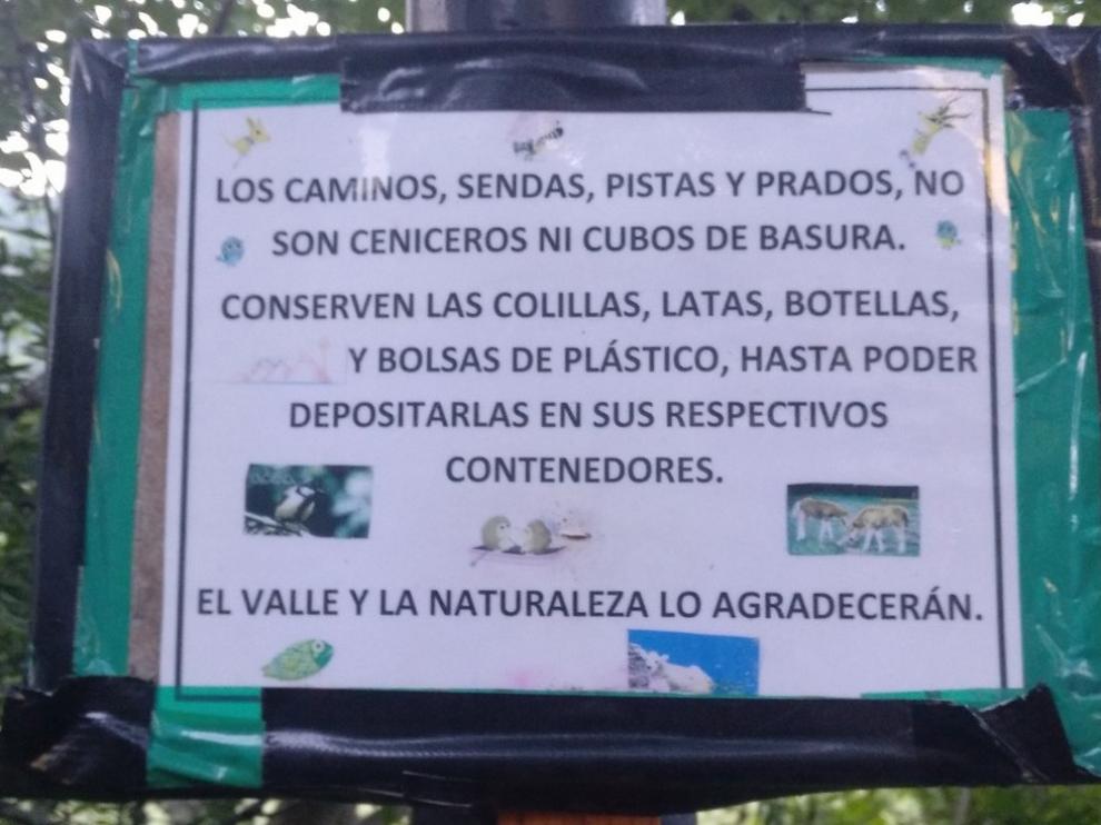 Aviso para caminantes
