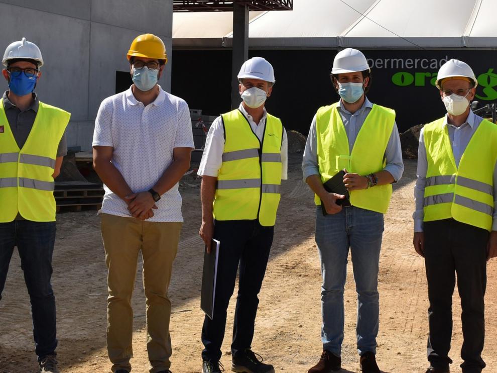 Avanzan las obras del nuevo hipermercado Orangután de Monzón que se inaugurará antes de Navidad