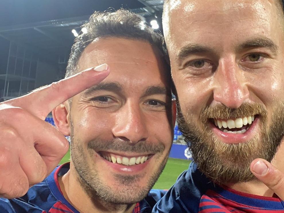 Dos victorias, dos empates y 27 futbolistas utilizados por el Huesca en pretemporada