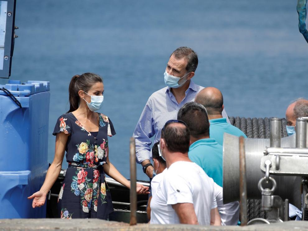 Los reyes han constatado la gravedad de la crisis en su gira por el país