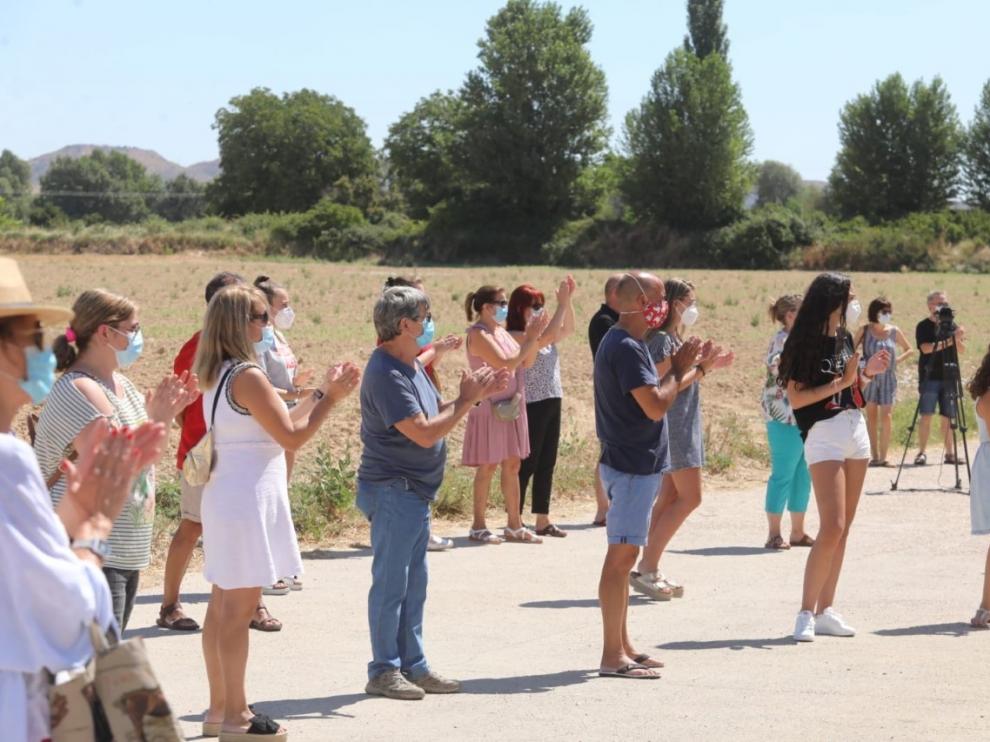 Los vecinos de Chimillas muestran su apoyo a la residencia de la localidad ante el brote de coronavirus