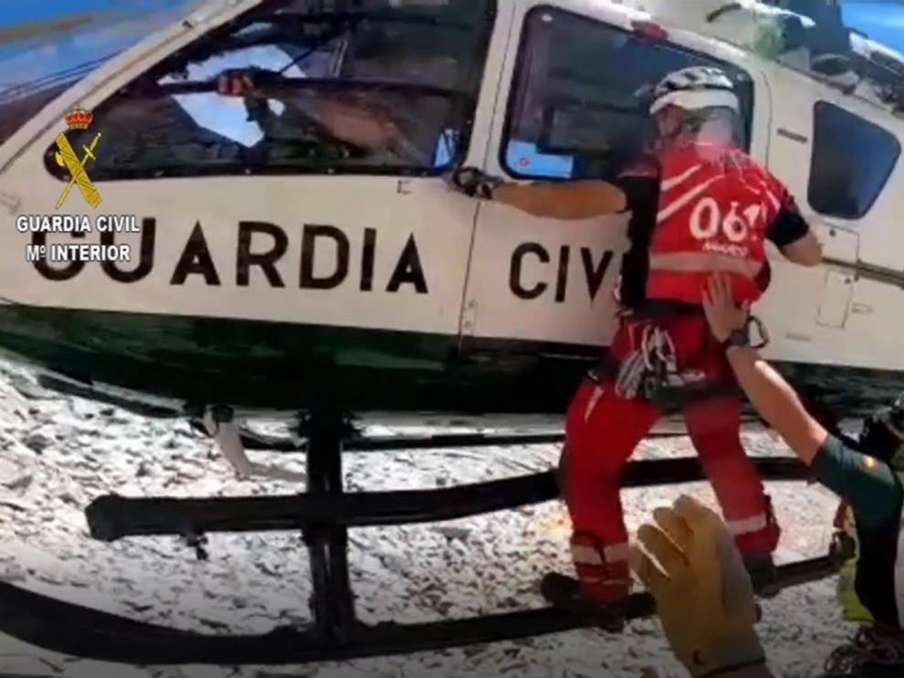 La Guardia Civil rescata a tres personas en el Pirineo este fin de semana