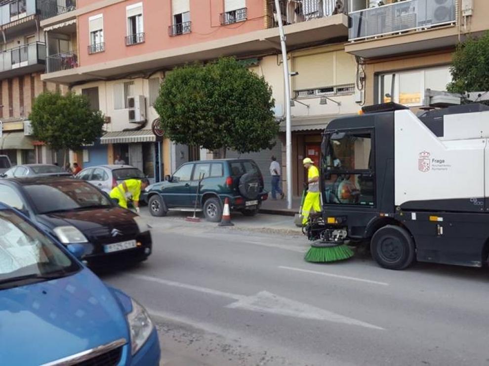 El ayuntamiento de Fraga aprueba el nuevo pliego de limpieza viaria