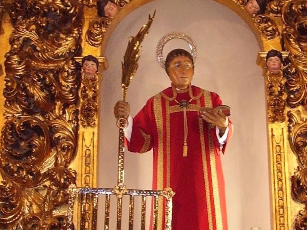 Los oscenses pueden venerar a San Lorenzo a través de una web cam instalada en la basílica