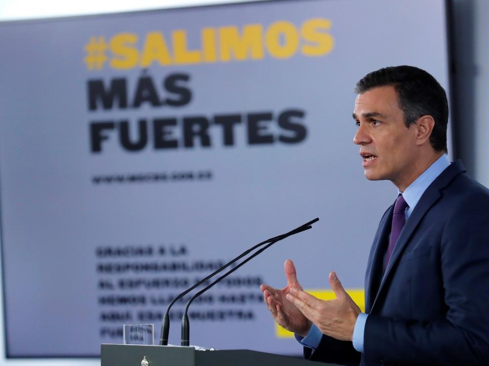 Pedro Sánchez valora que más del 55 % del acuerdo de coalición haya sido activado