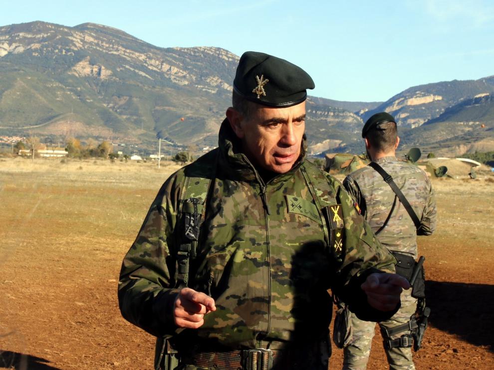 El general García González-Valerio asciende y dejará el cuartel Sancho Ramírez