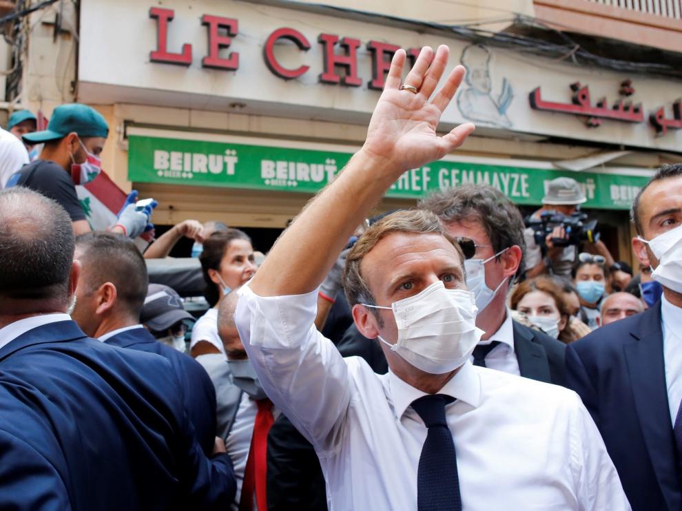 Macron promete ayuda pero pide reformas a los líderes libaneses