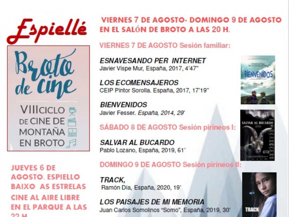 El cine de montaña regresa a Broto con proyecciones desde este viernes al domingo