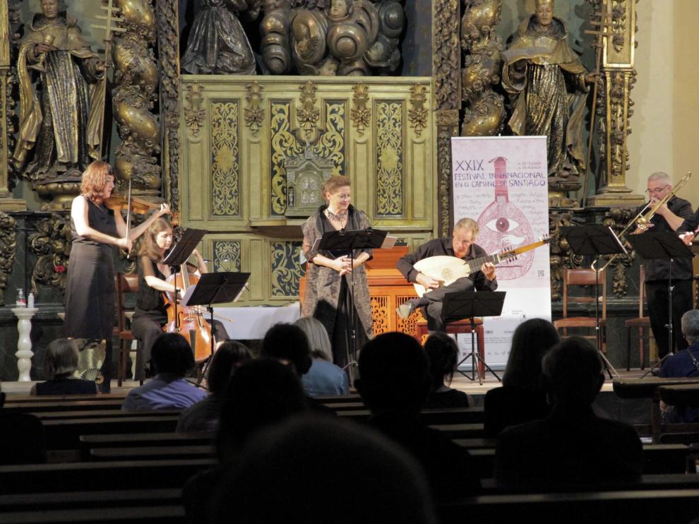 Instrumentos en escena como potente voz humana en la iglesia del Carmen de Jaca