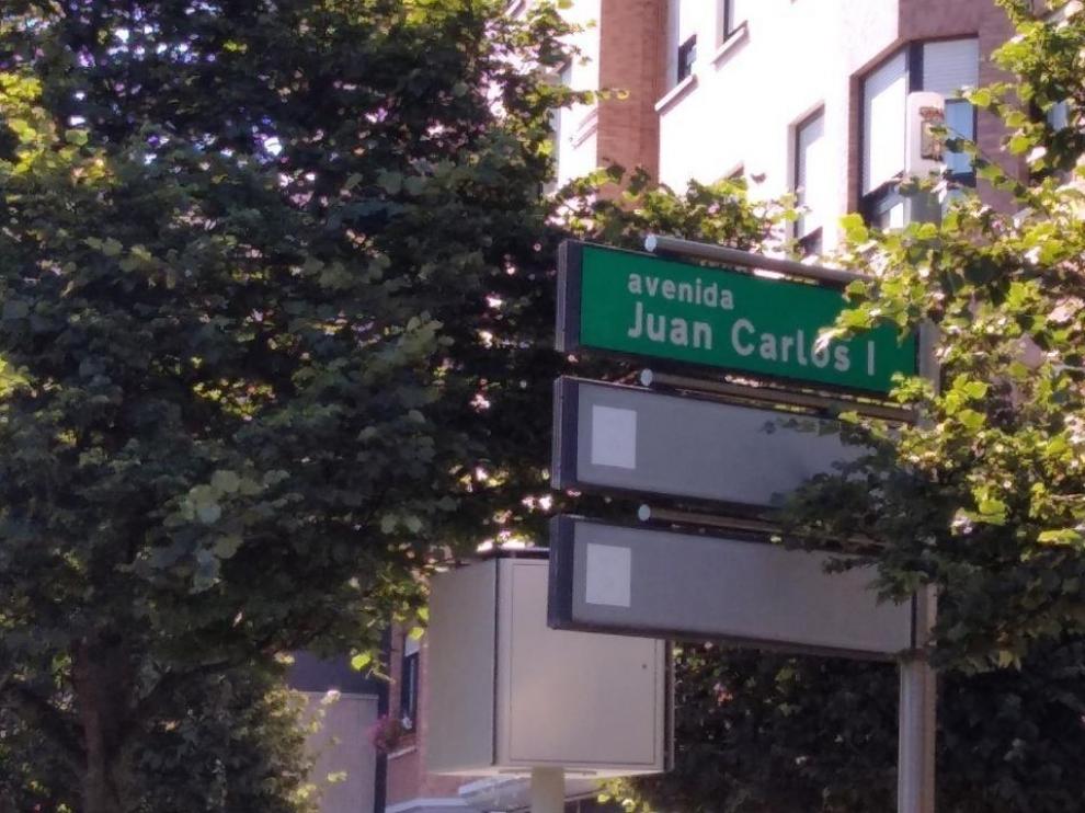El rey Juan Carlos empieza a salir del callejero de España