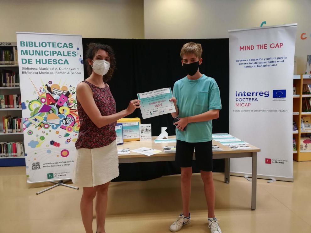 Las bibliotecas de Huesca dan los premios "En pocas palabras"