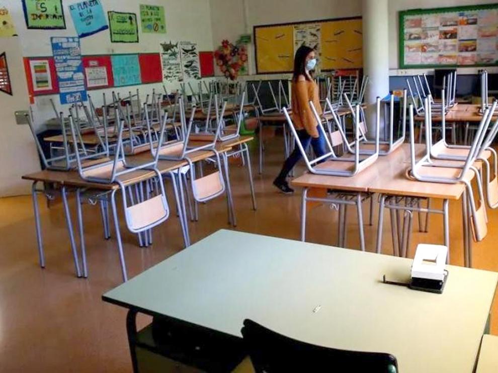 Cerradas este viernes cuatro nuevas aulas de tres centros educativos de Huesca a causa de la covid